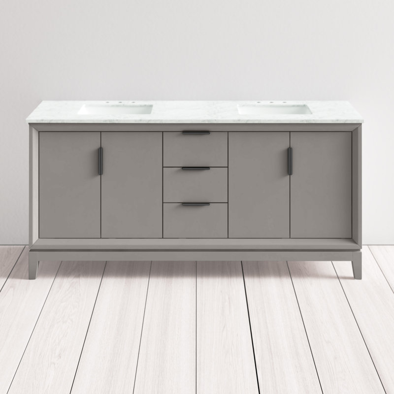 Evita 72" Double Bathroom Vanity Set & Reviews AllModern
